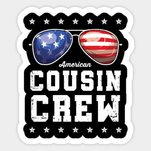 American Cousin Crew Sticker